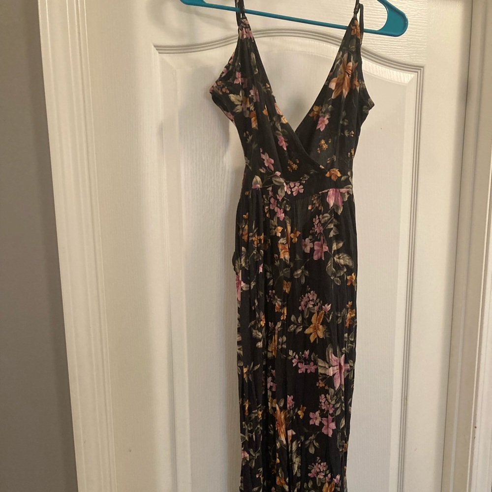 Floral pant romper